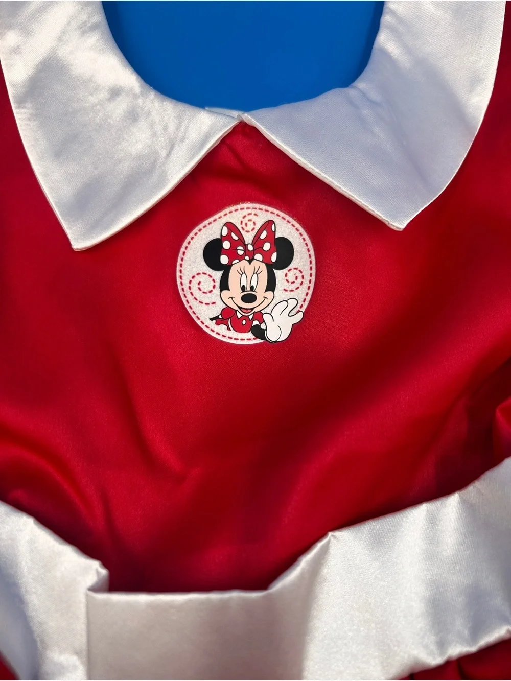 Disney Red Tag with Woven Logo